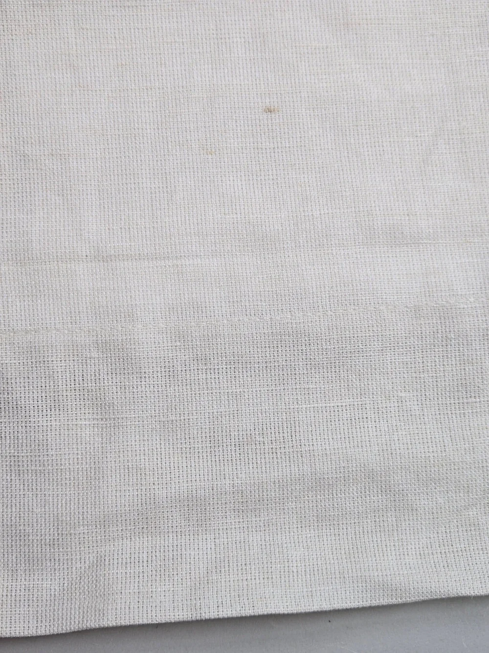 NWT QUINCE Set Of 2 48x84 Coastal Stripe Linen Cotton Curtains Ivory/Brown 9228